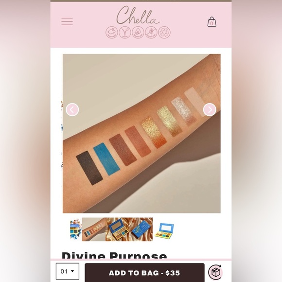 Chella New Divine Purpose Eyeshadow Palette - Picture 4 of 5